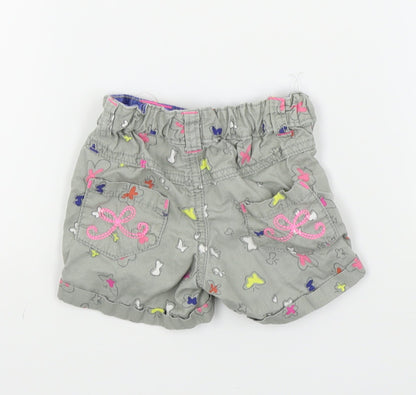 Autograph Girls Green   Capri Trousers Size 12-18 Months  - shorts/butterfly print