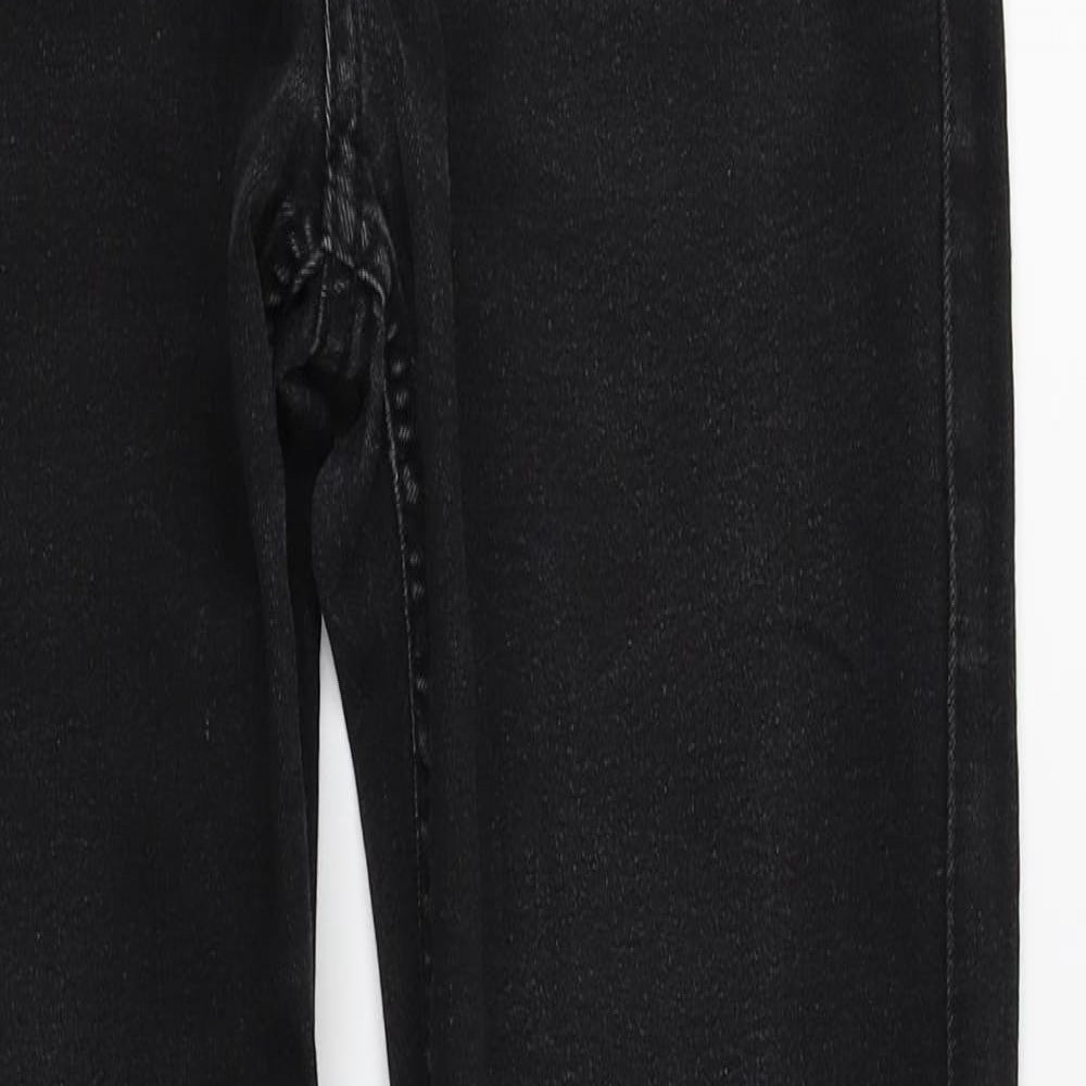 Preworn Girls Black   Skinny Jeans Size 13-14 Years