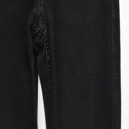 Preworn Girls Black   Skinny Jeans Size 13-14 Years