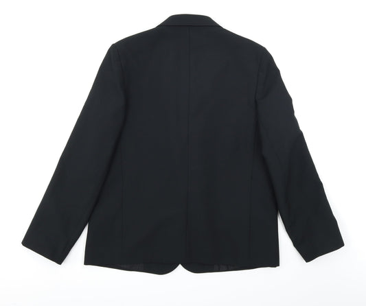 St Michael Womens Black   Jacket Blazer Size 14