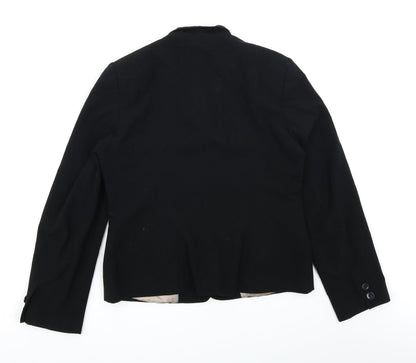 Womens UK Size 14 Collection Regular Black Blazer