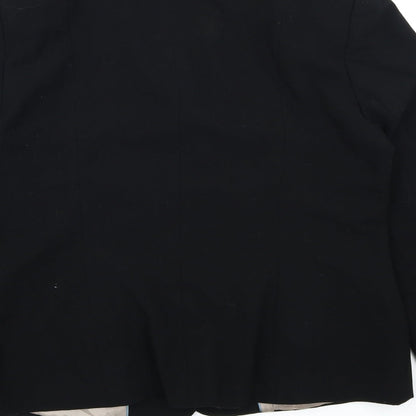 Womens UK Size 14 Collection Regular Black Blazer