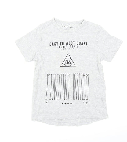 Nutmeg Boys Grey   Basic T-Shirt Size 6-7 Years