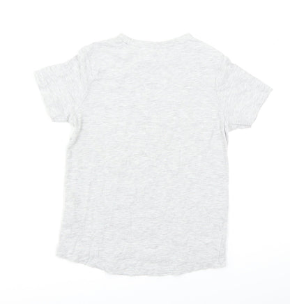 Nutmeg Boys Grey   Basic T-Shirt Size 6-7 Years