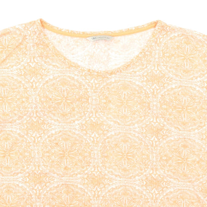 Womens UK Size 14 M&S Collection Orange Basic T-Shirt