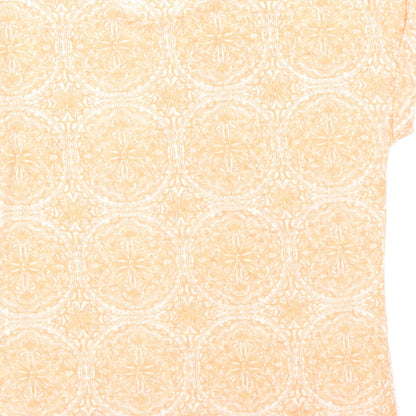 Womens UK Size 14 M&S Collection Orange Basic T-Shirt