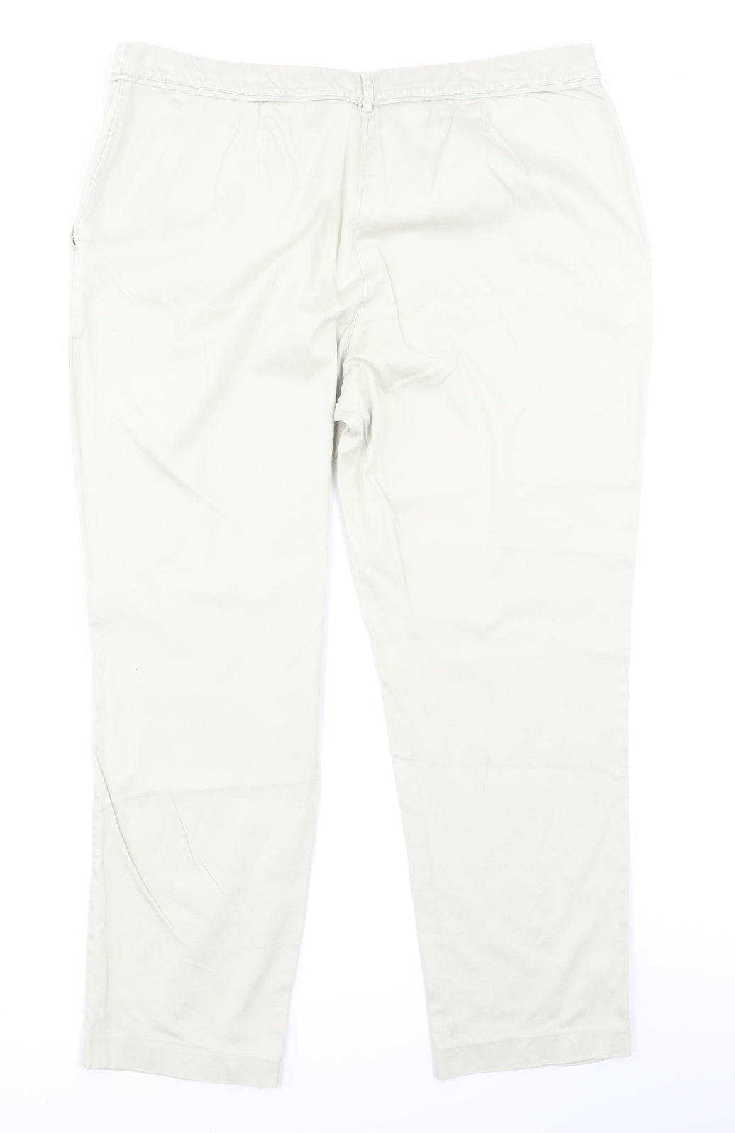 Womens UK Size 16 Papaya Regular Fit  Beige Trousers