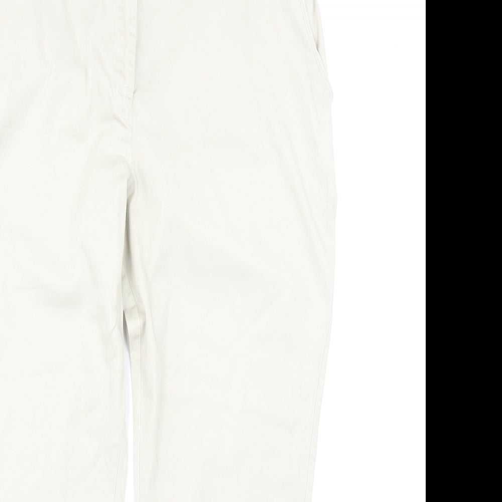 Womens UK Size 16 Papaya Regular Fit  Beige Trousers