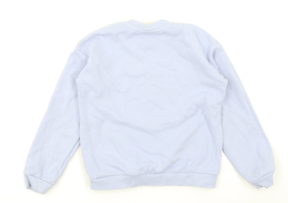 George Girls Blue   Pullover Sweatshirt Size 9-10 Years
