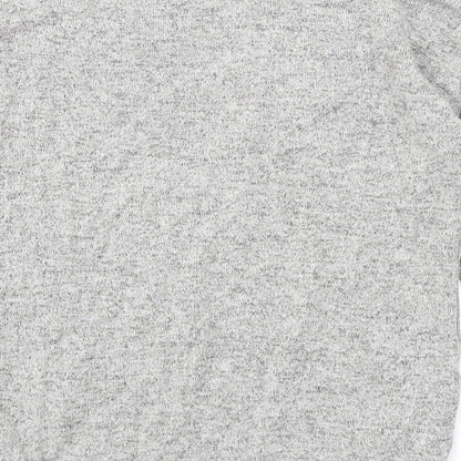 George Girls Grey   Basic T-Shirt Size 7-8 Years
