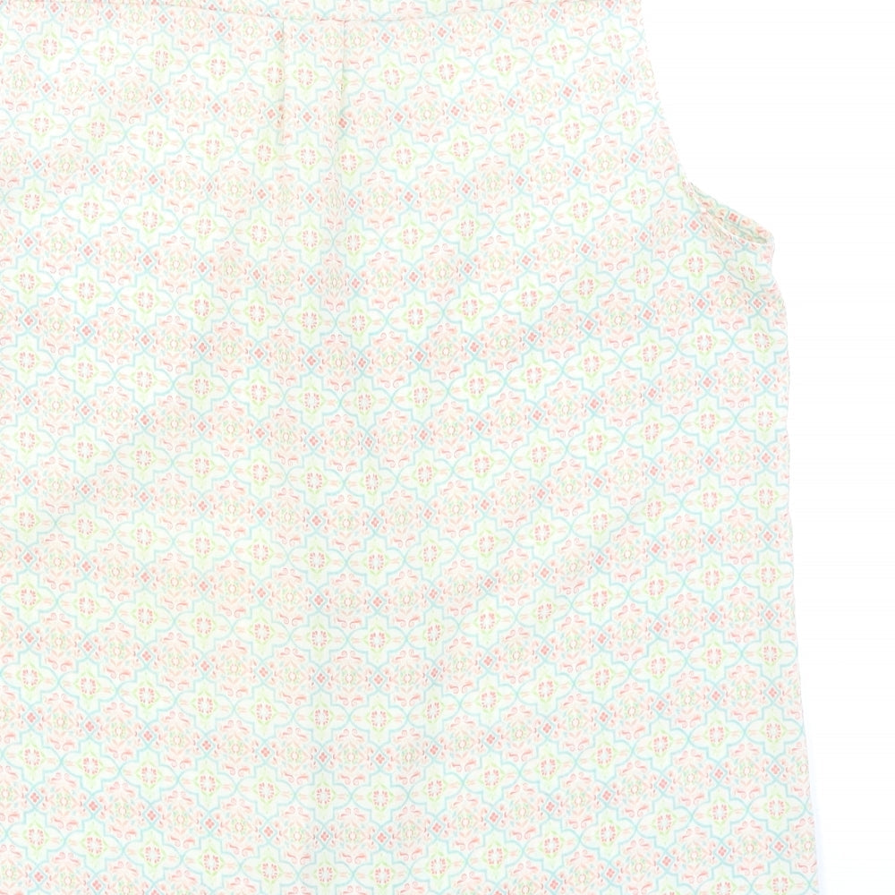Womens UK Size 16 NEXT Ivory Basic Blouse