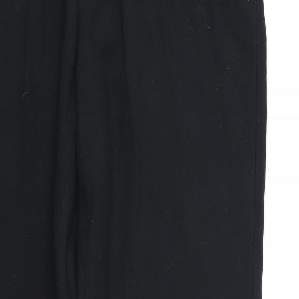 Burton Mens Black   Trousers  Size 34 in L31 in