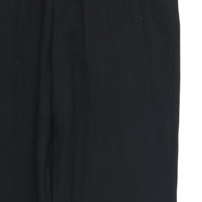 Burton Mens Black   Trousers  Size 34 in L31 in