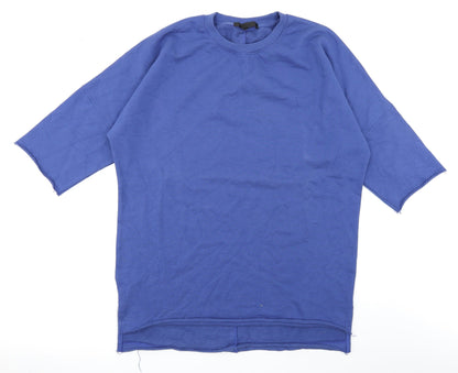 Mennace Mens Blue   Pullover Sweatshirt Size M