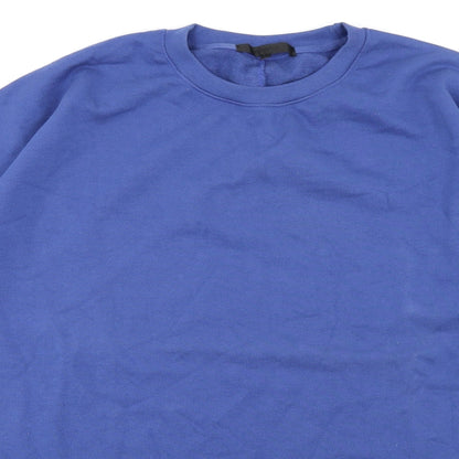 Mennace Mens Blue   Pullover Sweatshirt Size M