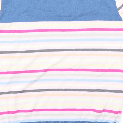 Womens UK Size L Clements Ribeiro Blue Basic T-Shirt