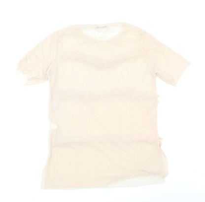 I-X London Womens Pink   Basic T-Shirt Size 10