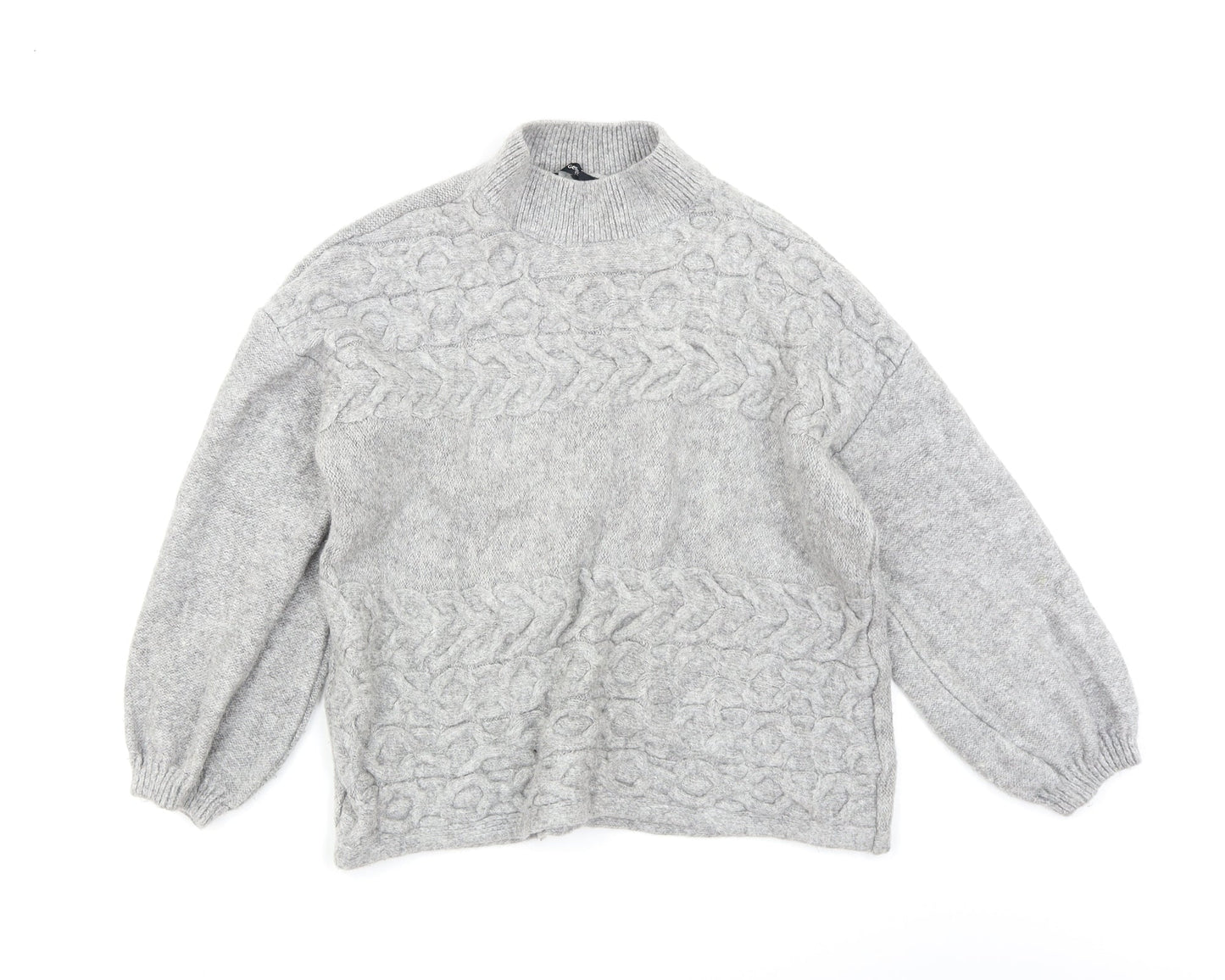 George Womens Grey   Pullover Jumper Size M