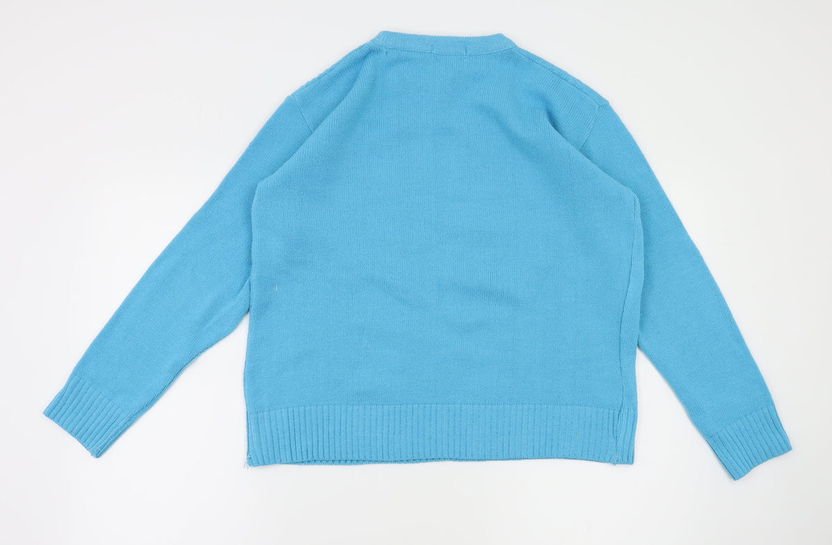 Preworn Womens Blue   Pullover Jumper Size M