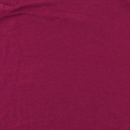 Marks & Spencer Womens Red   Pullover Jumper Size 14