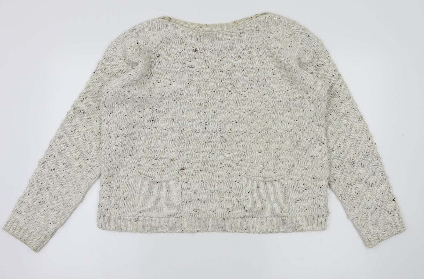 M&Co Womens Grey   Pullover Jumper Size M