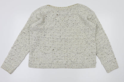 M&Co Womens Grey   Pullover Jumper Size M