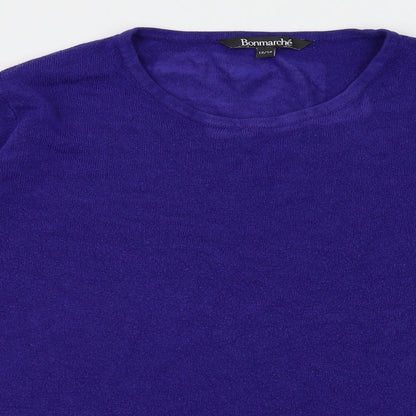 Womens UK Size 12 Bonmarché Pink Basic T-Shirt