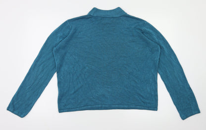 Bonmarché Womens Blue Pullover Jumper Size M