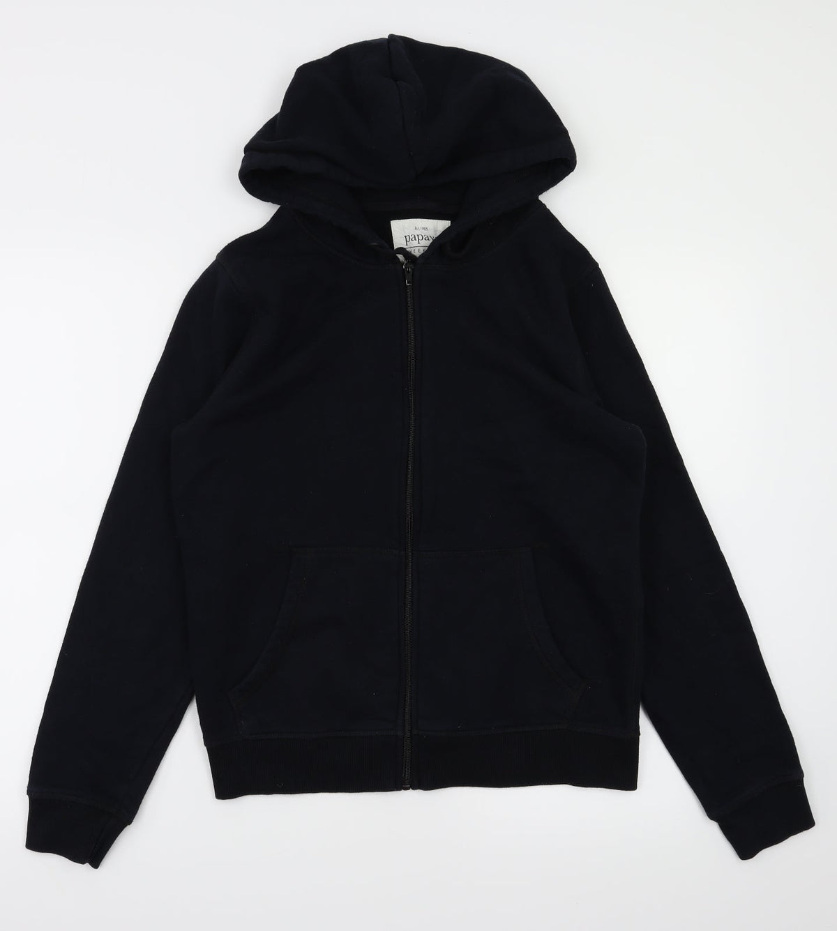 Papaya Womens Black   Full Zip Jumper Size 10