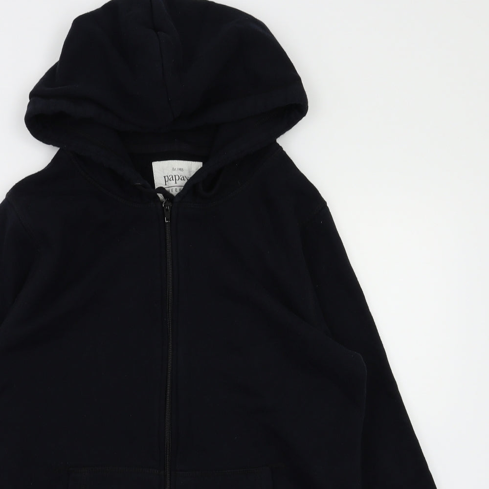 Papaya Womens Black   Full Zip Jumper Size 10