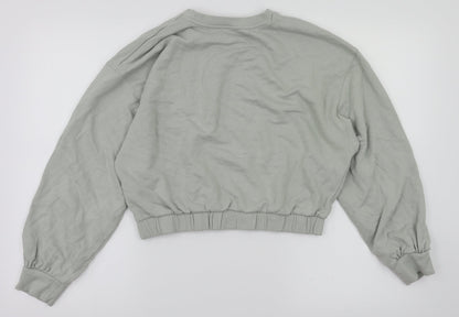 Zara Womens Green   Pullover Jumper Size L