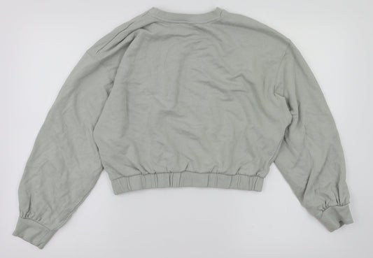 Zara Womens Green   Pullover Jumper Size L