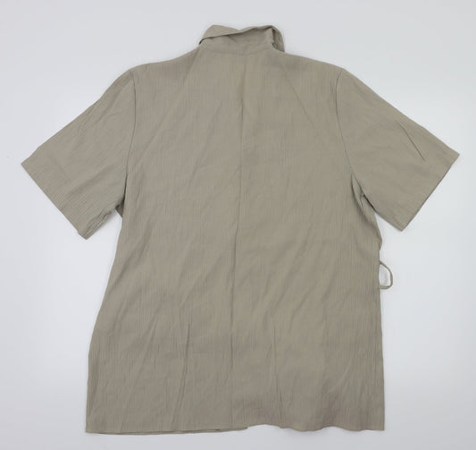 Womens UK Size 16 Bonmarché Beige Basic Blouse