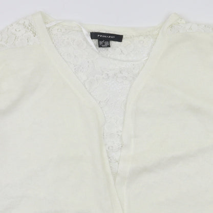 Primark Womens Ivory   Cardigan Jumper Size L
