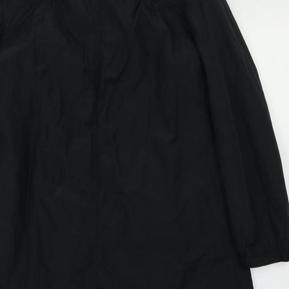 k Womens Black   Jacket Coat Size 10