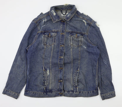 Womens UK Size 14 New Look Blue Jacket