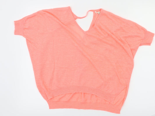 River Island Womens Pink   Basic T-Shirt Size 6