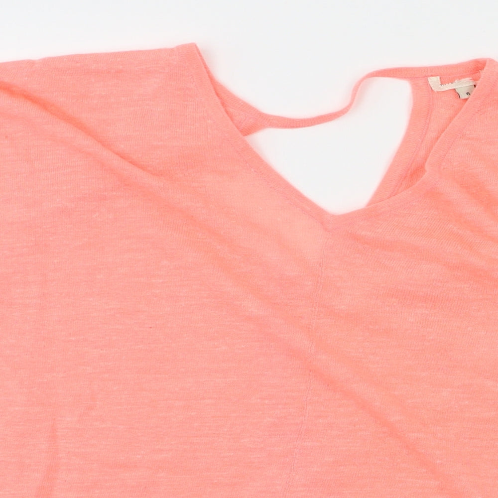 River Island Womens Pink   Basic T-Shirt Size 6