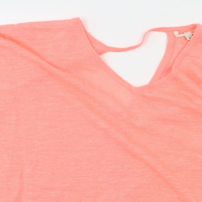 River Island Womens Pink   Basic T-Shirt Size 6