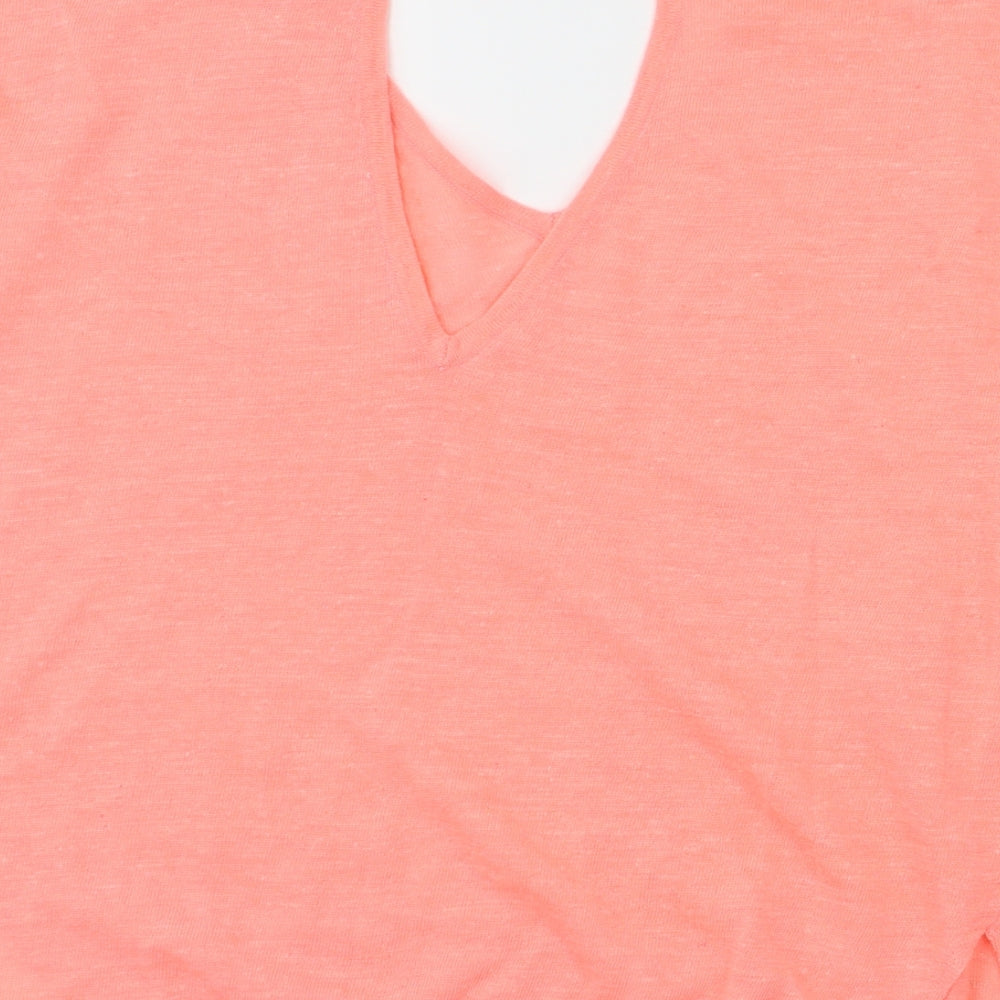 River Island Womens Pink   Basic T-Shirt Size 6