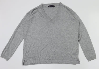 m&s Womens Grey   Basic T-Shirt Size S
