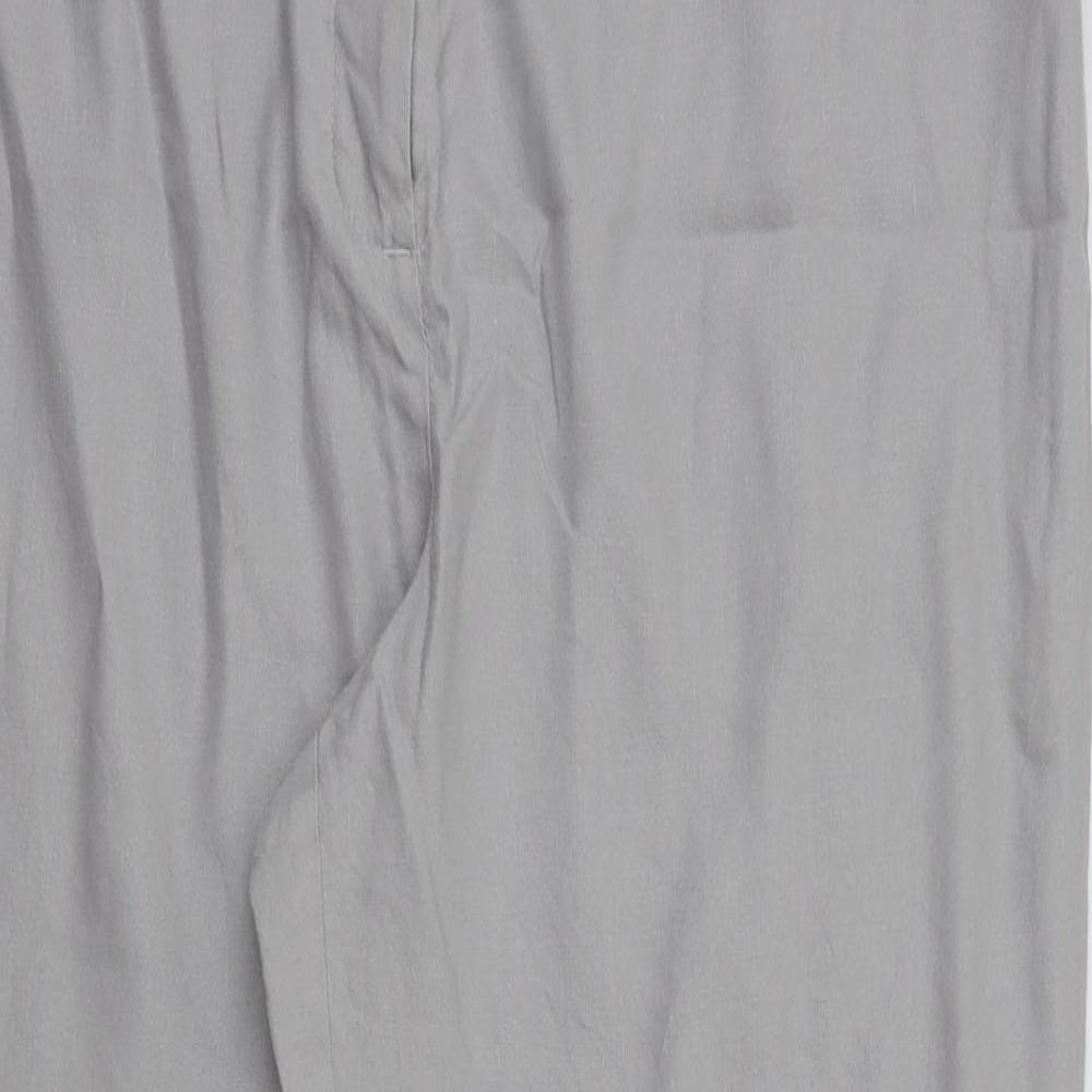 m&s Womens Green   Trousers  Size 14 L25 in