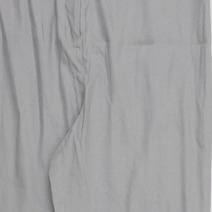 m&s Womens Green   Trousers  Size 14 L25 in