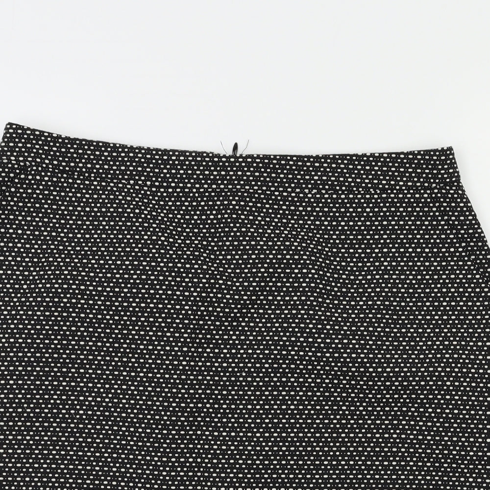 Papaya Womens Black   A-Line Skirt Size 12