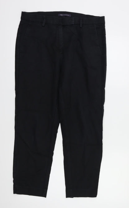M&S Womens Black   Trousers  Size 12 L25 in