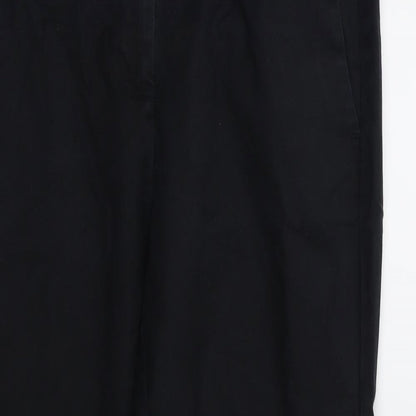 M&S Womens Black   Trousers  Size 12 L25 in