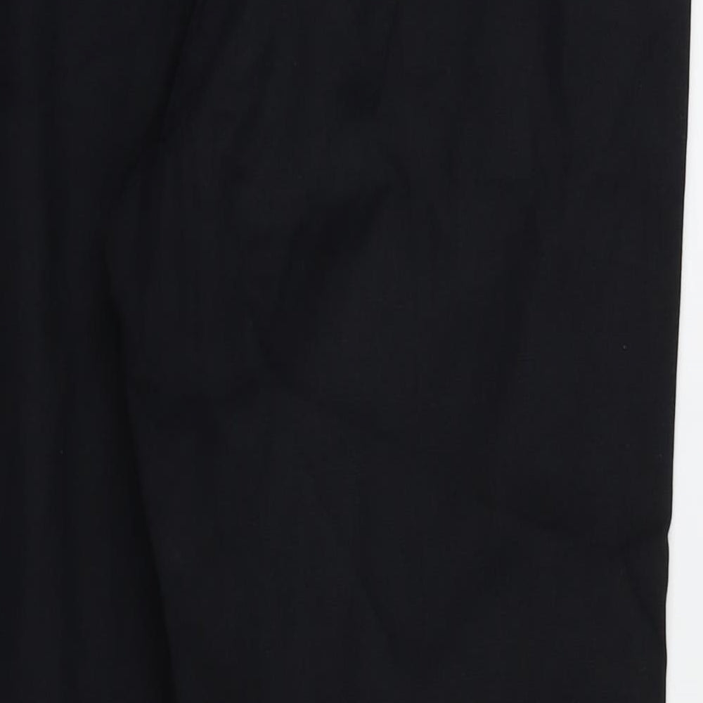 M&S Womens Black   Trousers  Size 12 L25 in