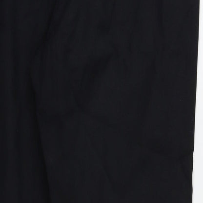 M&S Womens Black   Trousers  Size 12 L25 in