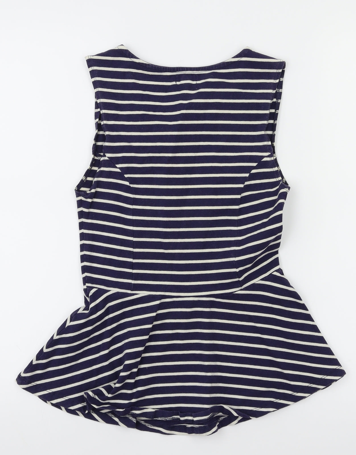 Womens UK Size 8 New Look Blue Basic T-Shirt