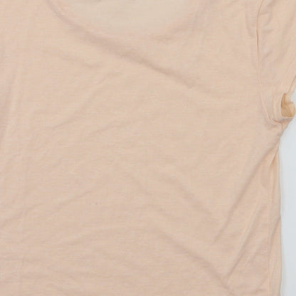 Miss Selfridge Womens Pink   Basic T-Shirt Size 8